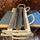VTG Rare 1950's Bakery Cookie Slicer Hand Press Made in Sweden 21"X9" Heavy — photo 2