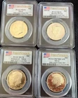 2014 SILVER KENNEDY 4 COIN PCGS PR70 MS70 PL 50TH ANN SET, Free Shipping!