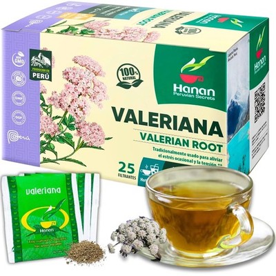 Valerian Root Tea for Better Sleep - 100% Pure Te de Valeriana Herbal Tea -Peru