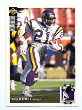 TERRY ALLEN Minnesota Vikings 1994 Upper Deck Collector's Choice Card #316