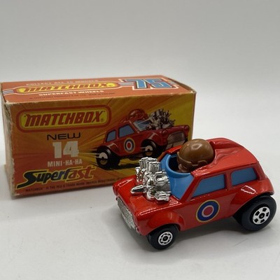 Vintage Lesney Matchbox Superfast No.14 Mini Ha-Ha Lesney Boxed 1975 Sammler