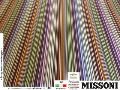 Fabric MISSONI by the meter height 140 cm. Furnishing upholstery curtains etc.