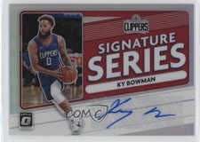 2020-21 Panini Donruss Optic Signature Series Holo Prizm Ky Bowman Auto 07rd