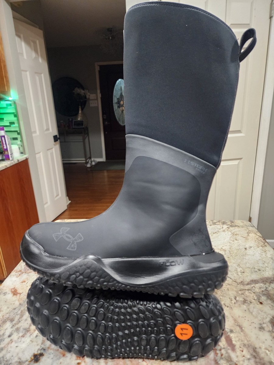 Under Armour Mud Freak Waterproof Boots Mens Size 11 Black 6000764