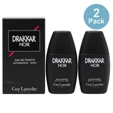 Drakkar Noir 1 oz Eau de Toilette 2 Pack New
