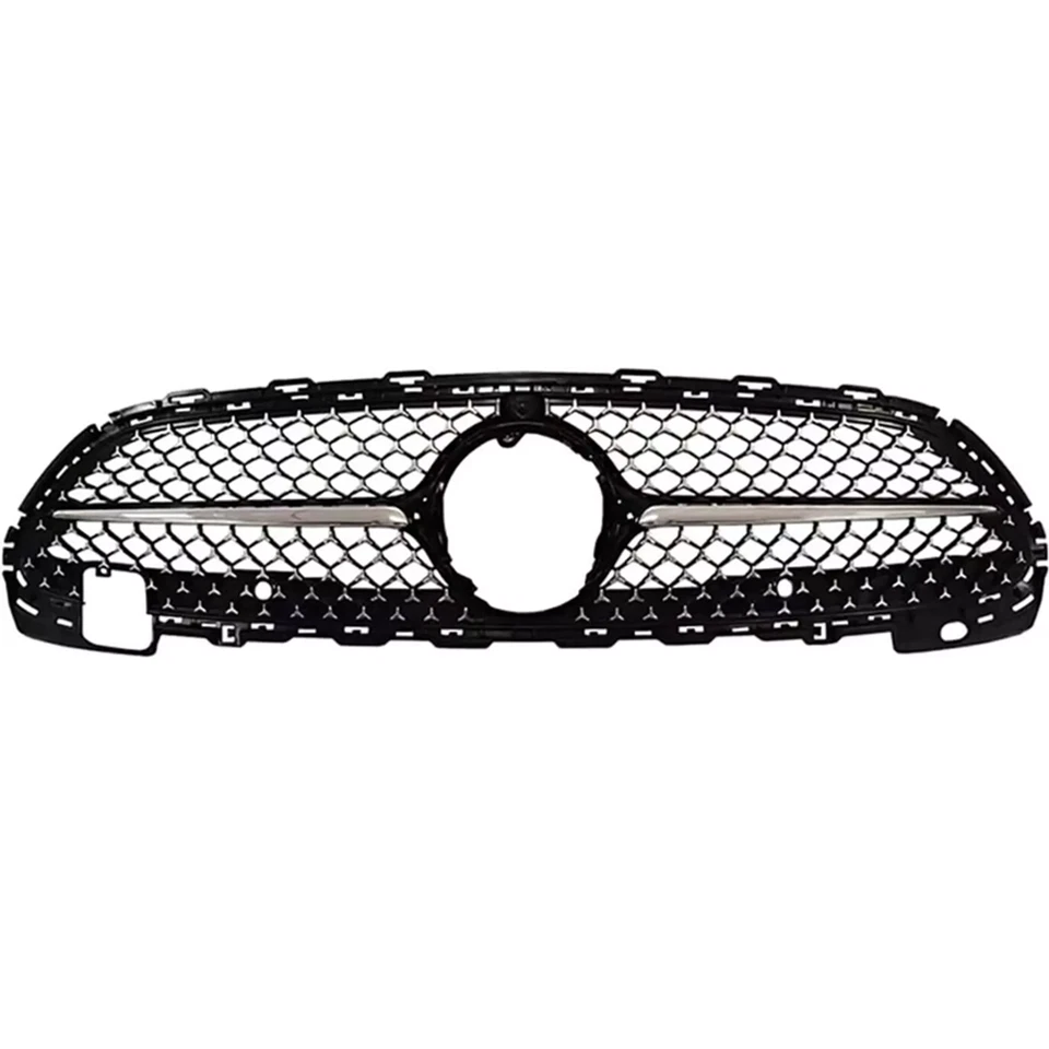 Front Bumper Grille For Mercedes Benz C-Class W206 C200 C300 AMG Line 2022-2024 - Image 3 of 4