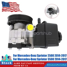 For Mercedes-Benz Sprinter 2500 3500 2.1L Diesel Power Steering Pump w/ Pulley