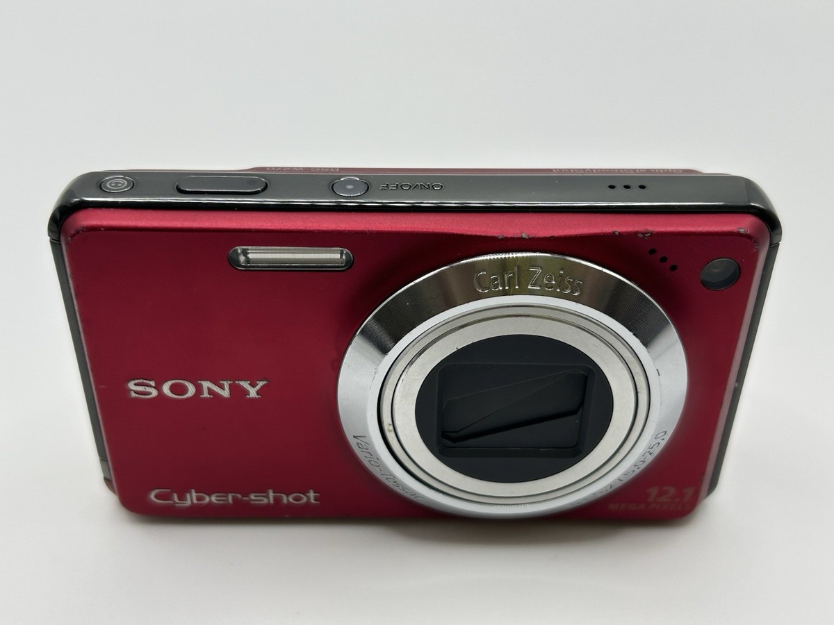 SONY Cyber-shot DSC-W270 レッド Sony Cyber-shot DSC-W270 Red 12.1MP Digital Camera w/Battery