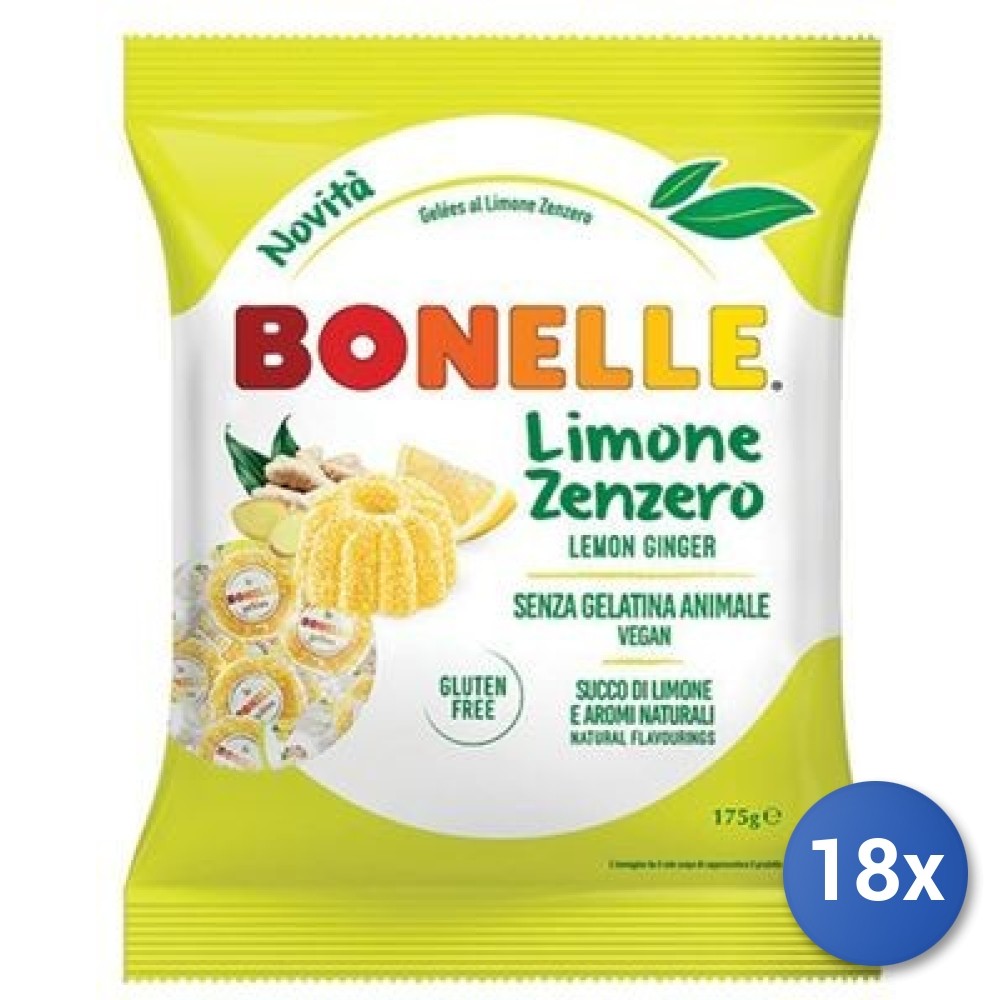 18X Multipack Fida Bonelle Lemon-Ginger Gelatin Candies