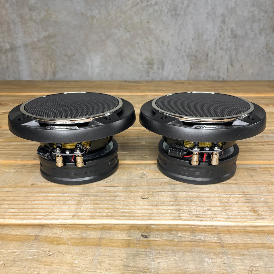 Used CT Sounds MESO-5-25-COX 140 Watts RMS 5.25 Inch Car Coaxial Speakers, Pair - Image 4 of 4