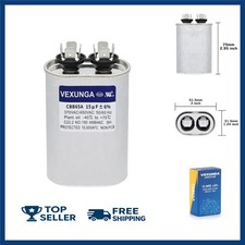 15uF 370/440VAC 50/60Hz Oval Run Start Capacitor 15 MFD 370V/440V Air Conditi...
