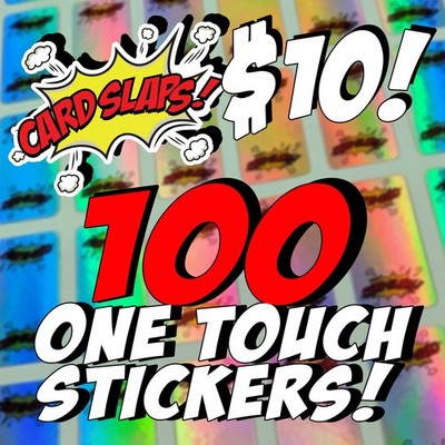 Custom One Touch Mag Stickers - 100 Stickers