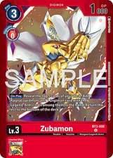 Zubamon BT3-008 Release Special Booster Ver.1.5, Alt Art, Near Mint