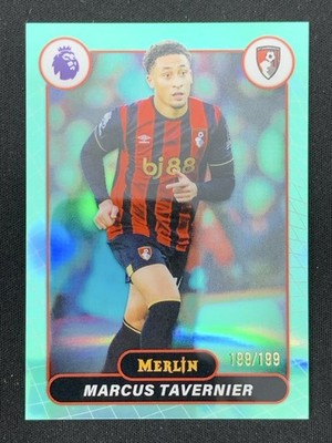 Marcus Tavernier 2025-26 Topps Merlin Premier League Aqua Refractor /199 #3