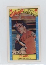 1979 Kellogg's 3-D Super Stars Jack Clark #40 0v7a