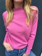 80s VINTAGE PERFECT BLANK, PLAIN PINK RAGLAN CREWNECK SWEATSHIRT ADULT SZ S 70s