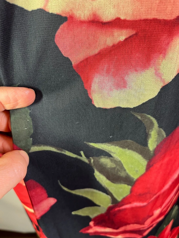 Vintage Y2K G.A.S. Great American Sportswear Size L Mesh Kerchief Hem Dress - Image 4 of 4