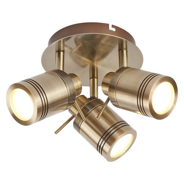 Decken Lampe Leuchte Antik Messing Strahler KüChe Bade Wohn Zimmer Beleuchtung-image
