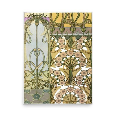 Alphonse Mucha Documents Decoratifs 1902 Art Nouveau Floral Wall Art