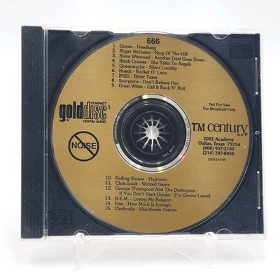 #666 TM Century GoldDisc Radio CD Queen Crowes INXS Queensryche Scorpions Stones