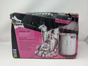 tommee tippee pump and go complete breast milk feeding starter set