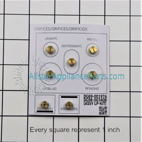 Samsung Conversion Liquid propane (LP) kit DG9600340B 717449213136 eBay