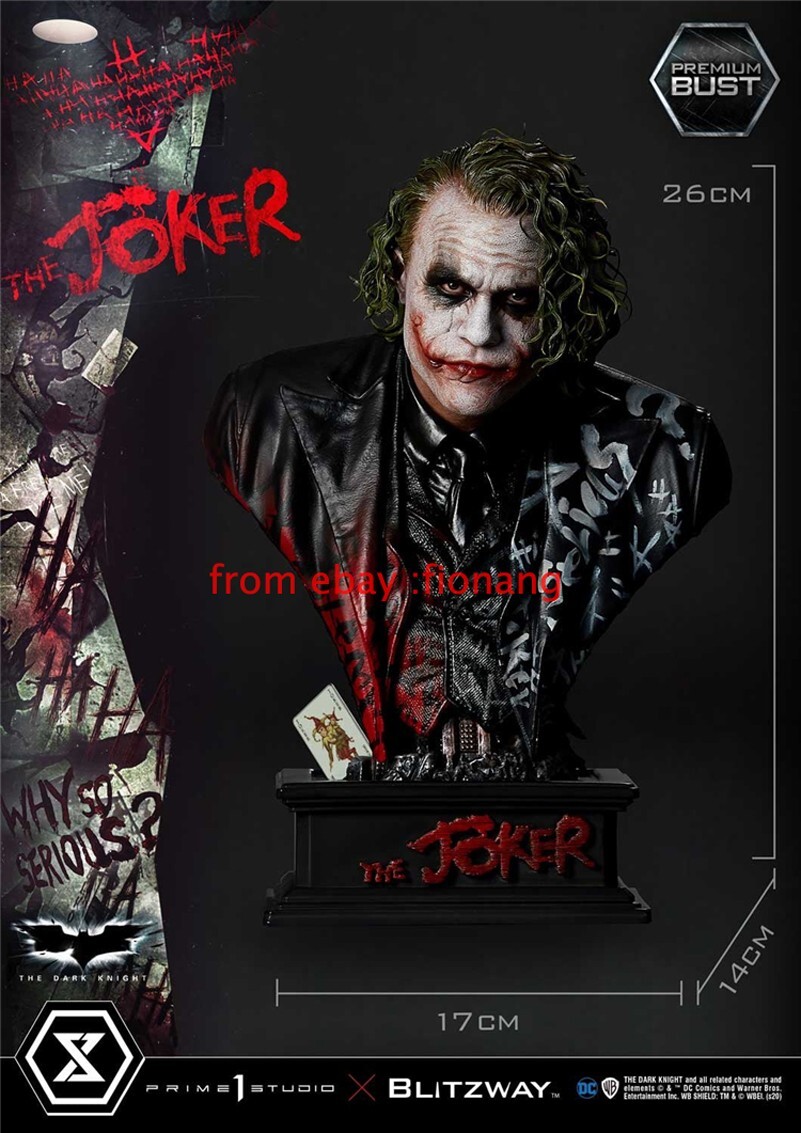 1/3 Prime 1 Studio Blitzway PBDC-08 Heath Ledger JOKER Bust Statue