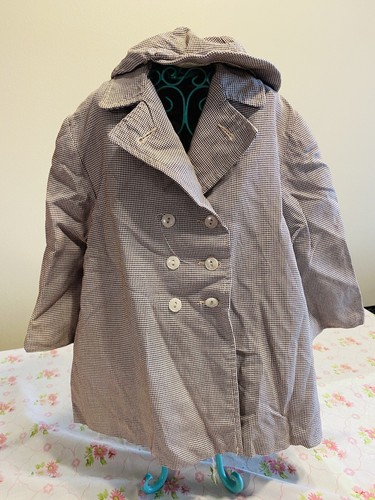 Vintage Toddler Boy Over Coat & Hat - See Description