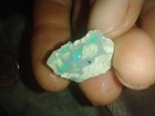 25 TCW Both Split Rough Australian Lightning Ridge Multi Color Opal Water — photo 10