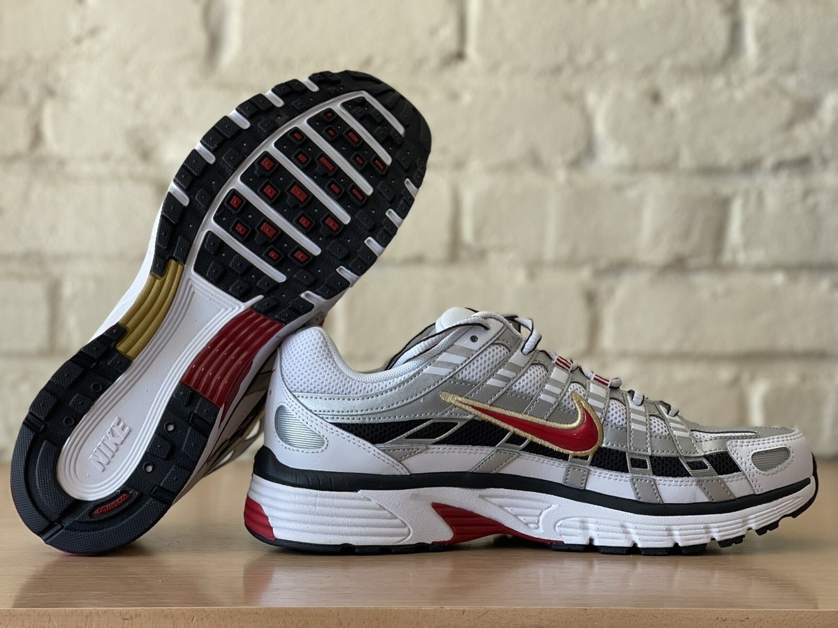 BV1021-101(T) NIKE P-6000 24cm シルバーレッド WMNS) Nike P-6000 CNPT 'Metallic Silver Red' BV1021-101