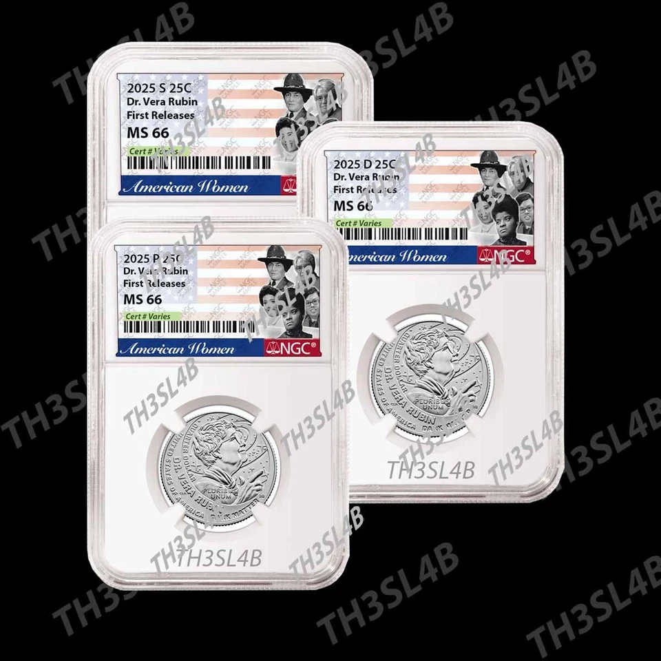 2025 PDS DR VERA RUBIN AMERICAN WOMEN P D S AWQ NGC MS66 🔥FIRST RELEASES🔥 - Image 3 of 3