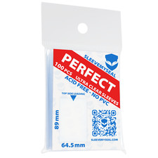 100 Bustine protettive trasparenti perfect sleeves 64,5x89 carte pokemon magic