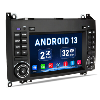 Autoradio Für Mercedes-Benz A B Klasse Vito W169 W639 W245 GPS Navi Android 13.0