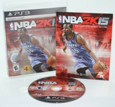 NBA 2K15 (Sony PlayStation 3, 2014) Complete CIB Disc looks great