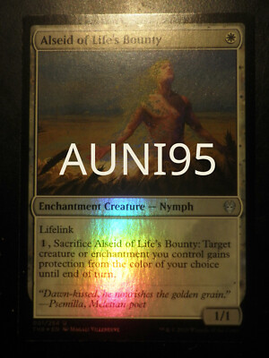 Mtg Magic Alseid of Life's Bounty FOIL ENGLISH Alseid du gift de vie theros