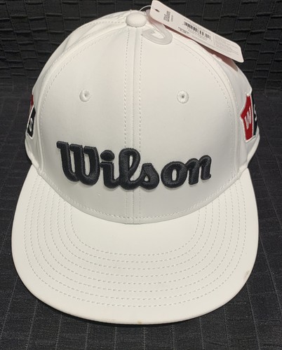 NWT Wilson Tour Flat Brim Golf Cap Hat 