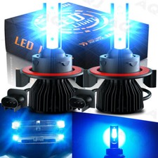 Blue Led Headlight Bulbs Kit H13 9008 For Dodge Ram 1500 2006-2012 Highlow
