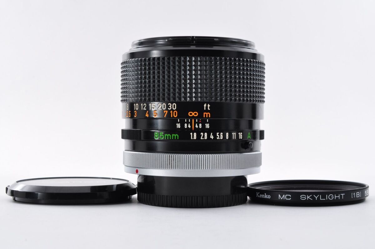Canon FD 85mm f1.8 S.S.C. Maintained SSC MF Portrait Prime Canon FD 85mm f1.8 S.S.C. Maintained SSC MF Portrait Prime