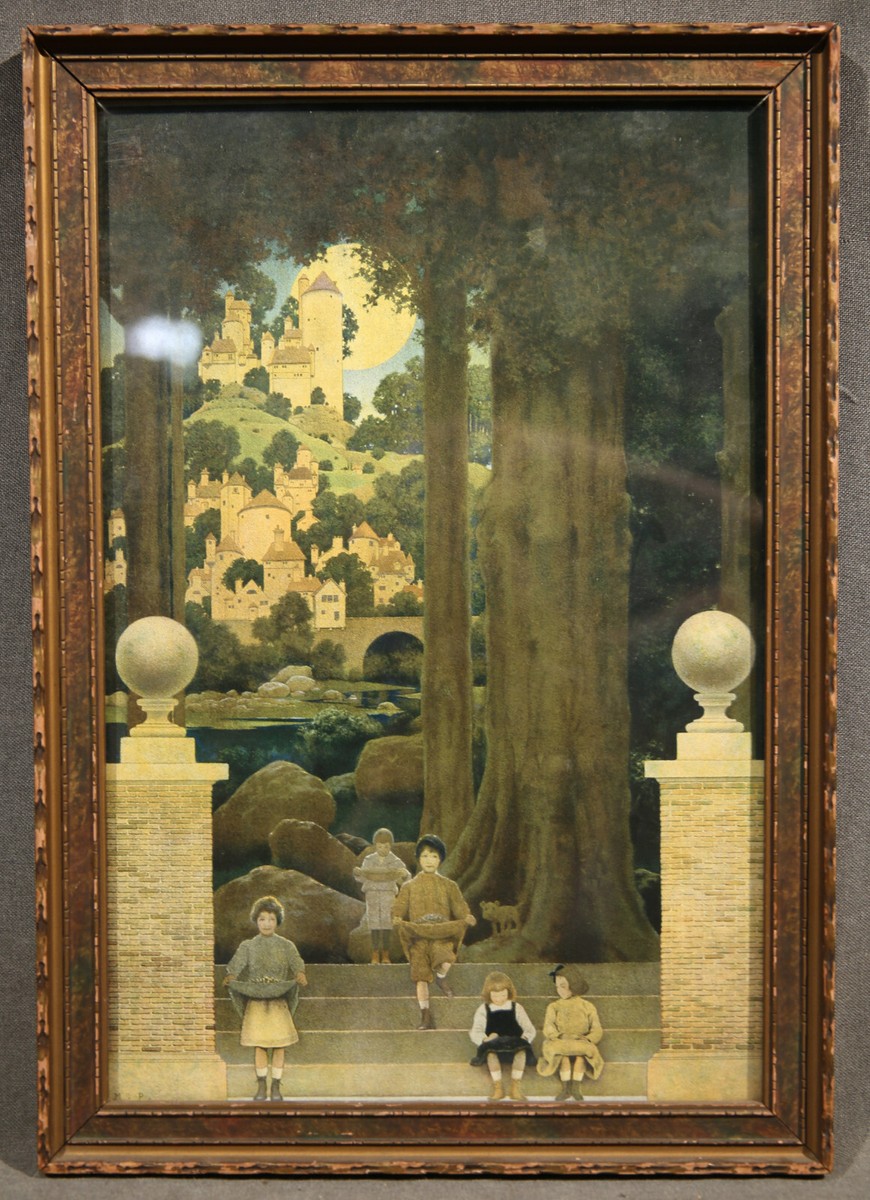 洋書 Maxfield Parrish: The Early Years Original Print Maxfield Parrish DAYBREAK Reinthal & Newman
