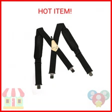 MELOTOUGH Padded Tool Belt Work Suspenders With Super Strong Clip for Carpenter'