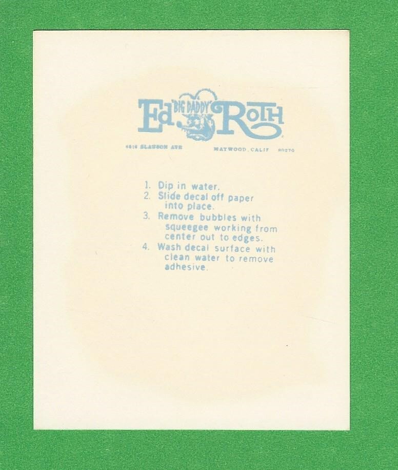 VINTAGE ORIGINAL 1966 ED ROTH