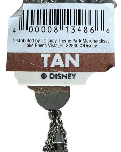 Disney Cotoure Mickey Mouse Necklace Tassel Crystal Disneyana Silver Plated NEW - Picture 5 of 24