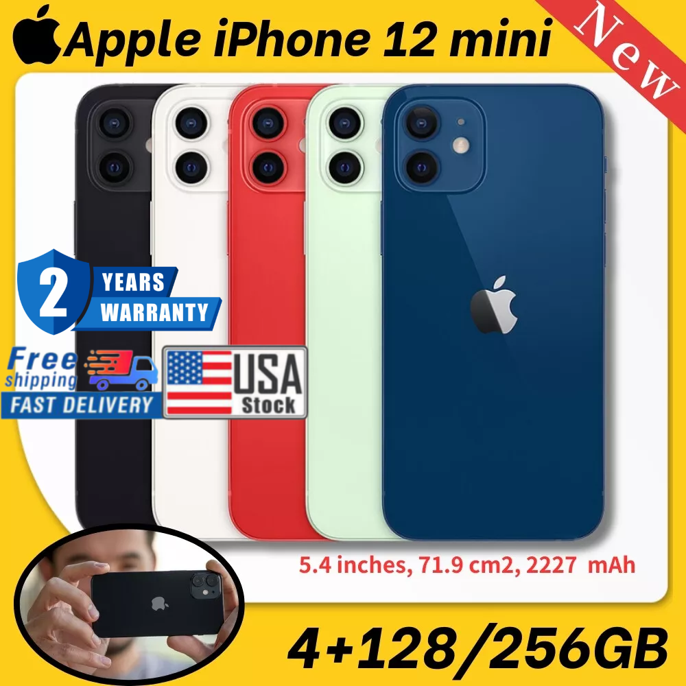 New Apple iPhone 12 Mini GSM+CDMA UNLOCKED Factory Sealed phone