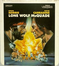 Lone Wolf Mcquade 1983 Vintage CED Videodisc