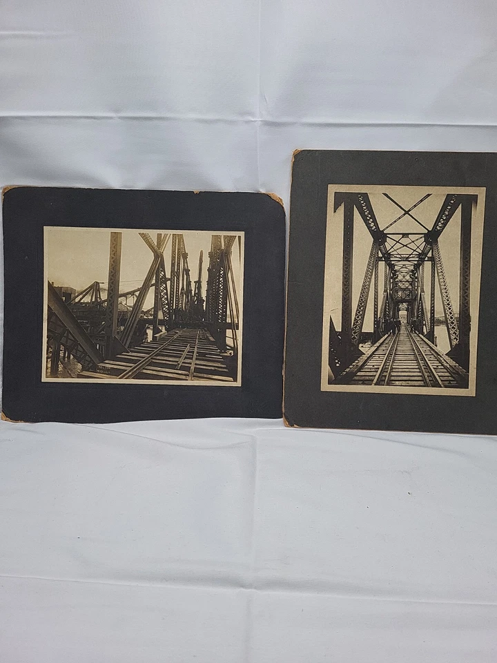 Hoquiam Washington NELSON Railroad Bridge Levi Strauss overalls Photos crew TZ - Image 2 of 4