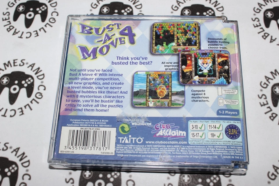 SEGA Dreamcast / DC | Bust-A-Move 4 | OzShop - Image 2 of 4