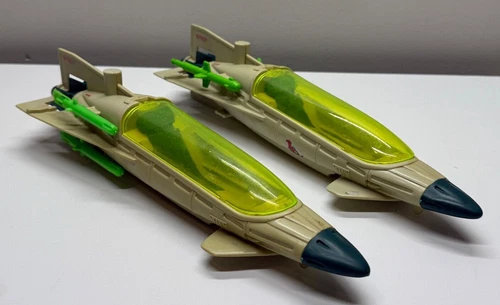 Set Of 2 1990 Hasbro GI Joe COBRA HAMMERHEAD SUBS
