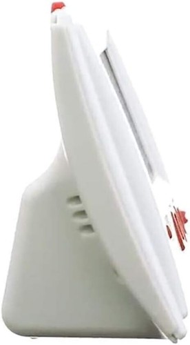 Snoopy Alarm Clock with Thermometer and Hygrometer R126 White 8RZ126RH03 - Picture 4 of 7