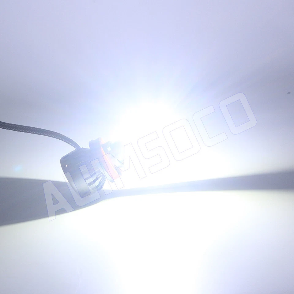 6 件 LED 车头灯高/低光束+雾灯套件 6000K 适用于庞蒂亚克 Sunbird 1993 - 1994 — 第 3/4 张图片