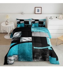 Kids Toddler Abstract Art Duvet Set Lightweight Quilt Set Queen Size